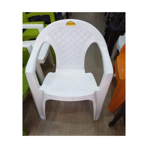 Supreme Spark Monobloc Chair With Arm (Milky White)
