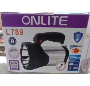 Onlite Rechargeable LED Torch Aluminium Body 60W, L789