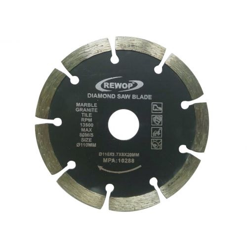 Rewop DSB-4 Diamond Saw Blade 4 Inch, 110 mm (Pack of 20 Pcs)