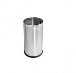 Open Top Dustbin Size 14x28 Inch SS202 80 Ltr