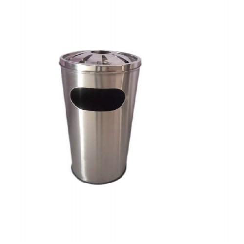 Ash Can Dustbin Dlx Size 14x34 Inch SS202 90 Ltr