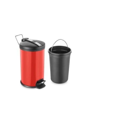 Pedal Dustbin Plain Premium Powder Coded Plastic 5 Ltr 178x280 mm