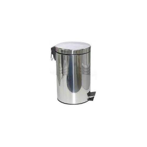 Pedal Dustbin Plain Size 14x22 Inch SS202 35 Ltr