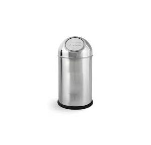 Push Can Dustbin Size 5x8 Inch  SS202 3 Ltr