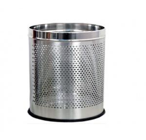 Perforated Dustbin SS202 6 Ltr 7x10 Inch