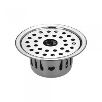 Camry Round Gipsy Cockroach Floor Drain Trap SS, CCR-RG-127