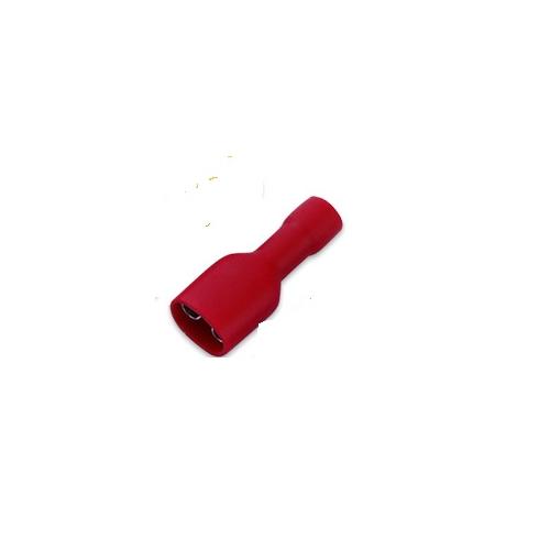 Kapson Insulated Female Disconnector 0.4-1.5 Sqmm, FDFD 1-250 (Red)