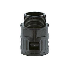 Kapson Quick Screw Connector/ Straight Gland, RQG1-AD 28.0 (Black)