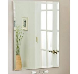 Frameless Mirror With 4 Fix Hole 48x36 Inch, Thickness: 6mm