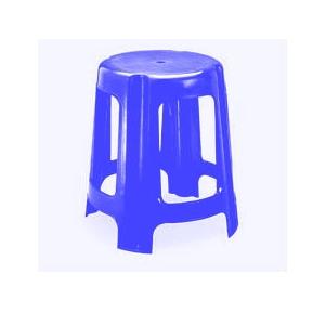 Nilkamal Plastic Stool, STL 10 (Deep Blue or Ivory)