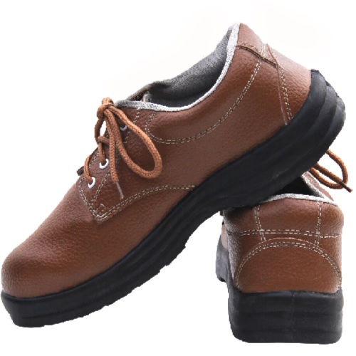Indcare Polo Steel Toe Tan Safety Shoes, Size: 11