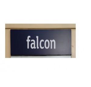 Acrylic Name Plate with Vinyl Printing 6mm Thickness, Plate Size: 75x475mm, Word Size:40x245mm