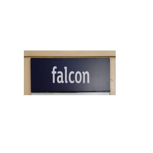 Acrylic Name Plate with Vinyl Printing 6mm Thickness, Plate Size: 75x475mm, Word Size:40x245mm