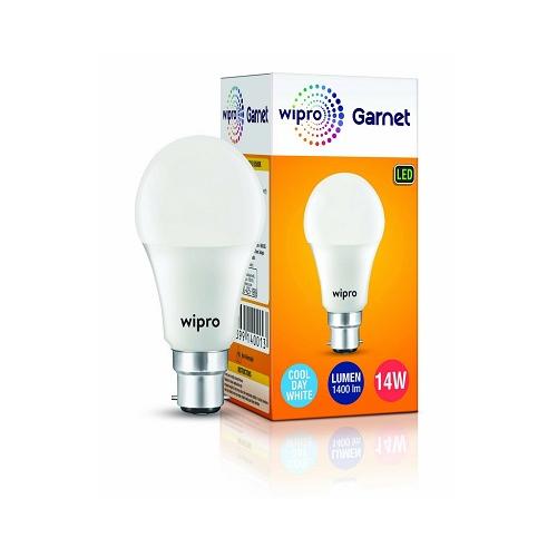Wipro Garnet LED Bulb 14W B-22 Base (Cool Daylight)