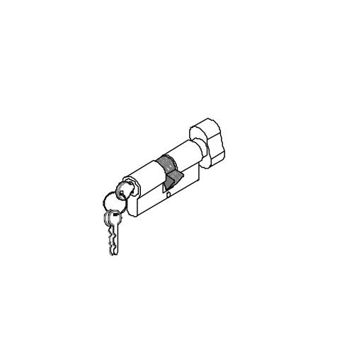 Dorma EPC TTK Key Cylinder Lock, 90 mm