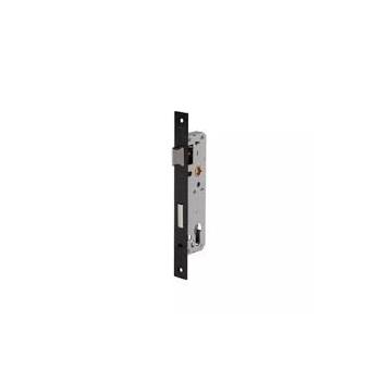 Dorma Sash Lock NSL 100 Narrowstile Backset - 25mm, Centre to Centre - 72mm, 20mm Square Forend, Strike plate, Finish : SSS