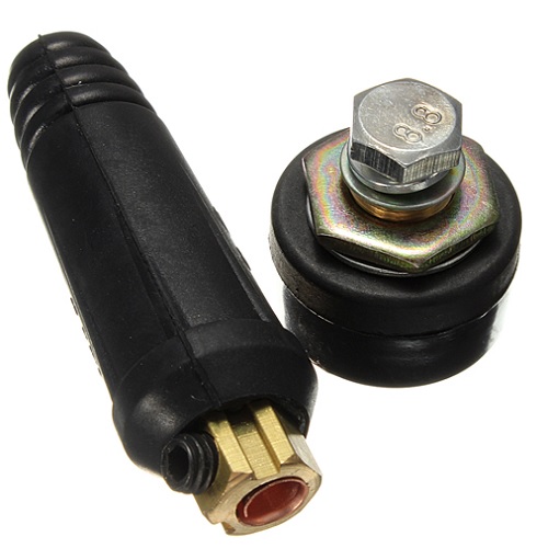 Micro Cable Connector 10-25 for DC Arc And TIG Welding Machines