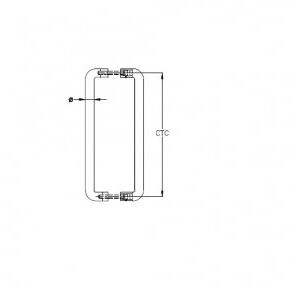 Dorma SS 304 Pull Handle TGDID, 350x25S mm