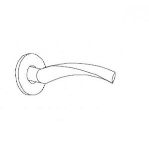 Dorma SH 815 Lever Handle With 6501 Roses, 6612