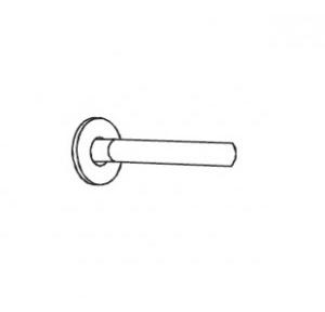 Dorma TH 123 Lever Handle With 6501 Roses, 6612