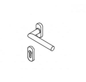 Dorma Pure 8906 Lever Handle With 6621 Roses, 6679