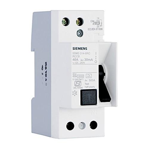 Siemens AC RCCB 40A 2P 30mA, 5SV43140RC