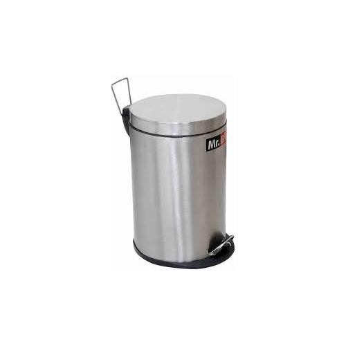 Pedal Dustbin Plain SS202 11 Ltr