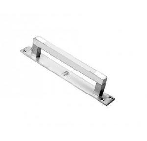 Full Square on Plate Pull Handle (2 in 1 ) With Screw, 8 Inch