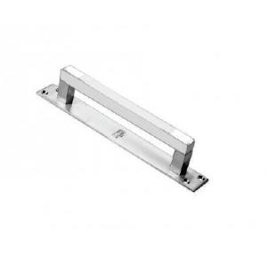 Full Square on Plate Pull Handle (2 in 1 ) With Screw, 6 Inch