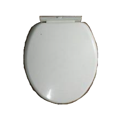 Hindware Lara Ceramic WC Seat Cover Starwhite, 535x380 mm