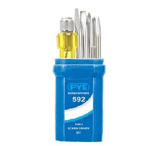 Pye 5 in 1 Screwdriver Kit With Neon Bulb (500v), PYE-592