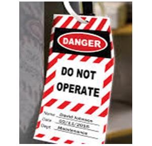 Loto Do Not Operate Logout Tag
