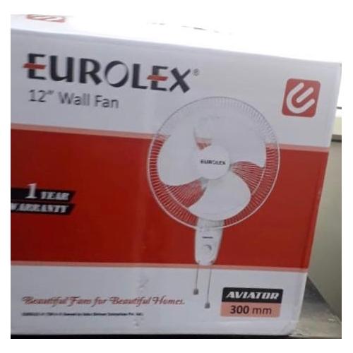 Eurolex Wall Fan 300mm Copper Coil With PVC Body