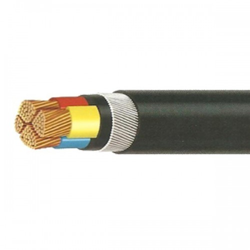 Polycab Copper Armoured Cable XLPE Insulated 2XFY 6 Sqmm 4 Core, 1mtr