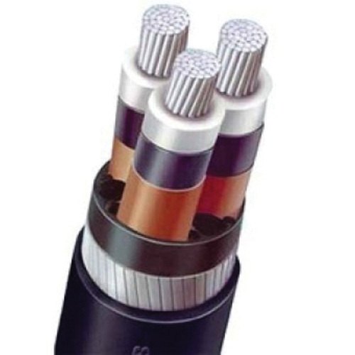 Polycab Aluminium HT Cable XLPE Insulated 22 KV(E) 95 Sqmm 3 Core, 1mtr