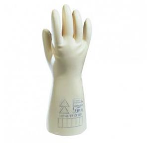 Honeywell Electrosoft Latex Gloves, CL00 36CM (Beige)
