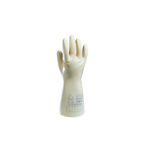 Honeywell Electrosoft Latex Gloves, CL00 36CM (Beige)