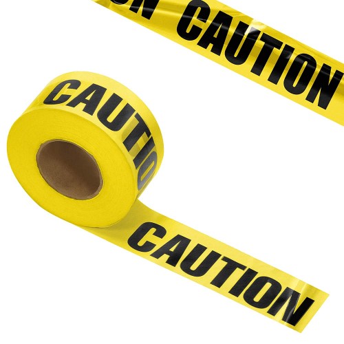 Barricading Caution Tape Yellow 3 Inch x 1 Mtr
