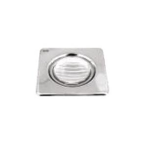 Chilly SS Sanitroking Square Classic Matt Finish Drain Jali 4-5 Inch, SK-SC-153