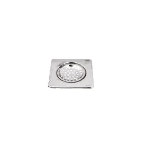 Chilly SS Sanitroking Square With Hinge Gloss Finish Drain Jali 4-5 Inch, SK-SH-153