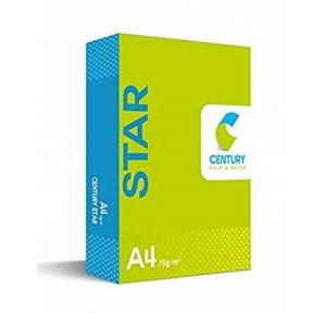 Century Star Copier Paper A4 Size 75 GSM, 500 Sheets