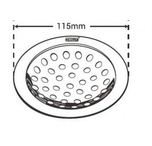 Chilly SS Pisto Super Flat Cut Matt Finish Drain Jali, PS-FC-115