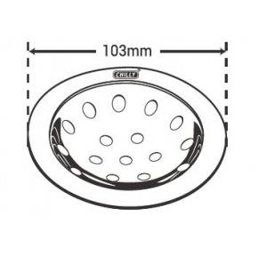 Chilly SS Pisto Super Flat Cut Matt Finish Drain Jali, PS-FC-103