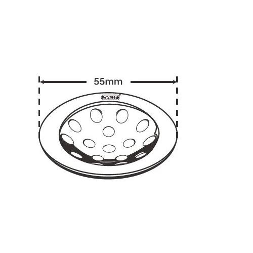 Chilly SS Pisto Super Matt Finish Drain Jali, PS-55