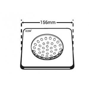 Chilly SS Sanisquare Matt Finish Drain Jali, SS-156