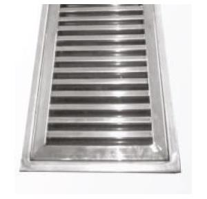 Chilly SS Gloss Finish Rail Grating+Frame+Screw, RLG-300150