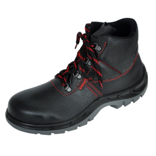 Karam FS 21 Gripp Series Black Steel Toe Safety Shoes, Size: 7