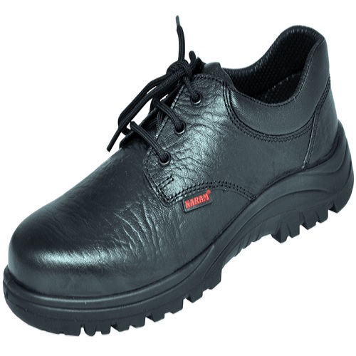 Karam FS 05 Gripp Series Black Steel Toe Safety Shoes, Size: 11