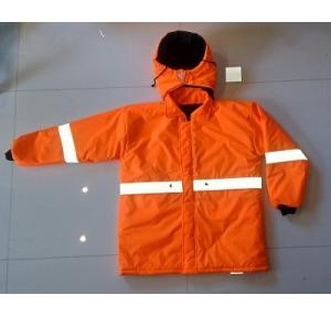 Fire Safety Jacket Inherently Flame Retardant Fabric, Size: Large (Orange)