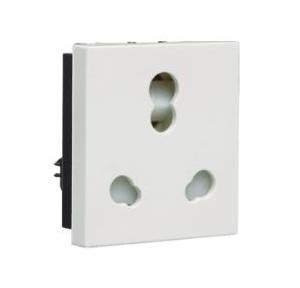Crabtree Verona 6/16A 3 Pin Shuttered Socket With ISI Marking, ACVKCWW163